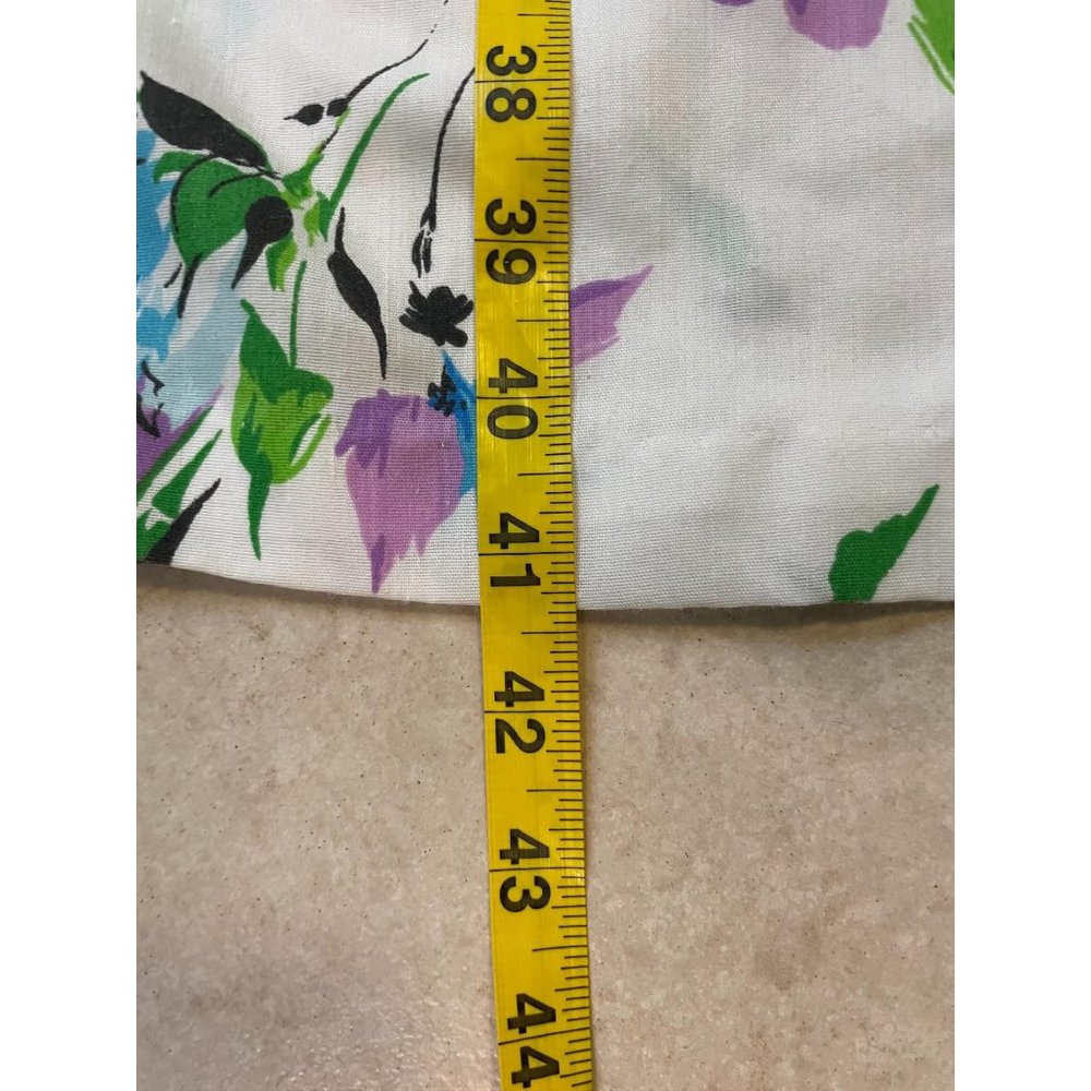 1980s Lightweight Floral Duster Housecoat Robe - image 4